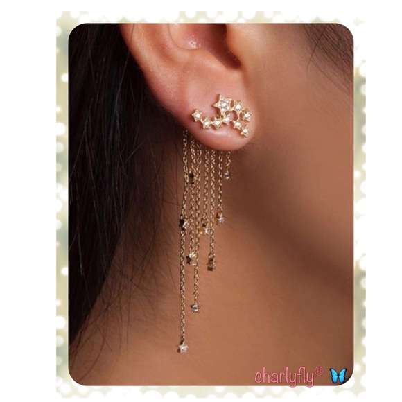 Jewelry - GOLD - Shooting Star Earrings 💫